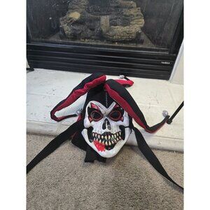 Vintage Joker Mask Fun World Halloween Rare Horror Jester Skull Charms